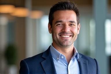 Portrait of David Lopez, Co-founder and CEO of Vitalife Canopy, with a background in health tech innovation.