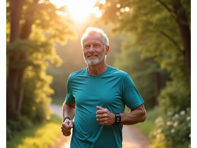 Person exercising with monitor showing heart rate, symbolizing cardiovascular health and fitness.