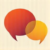 Icon of a group of people conversing in a forum, symbolizing peer support and community tips.