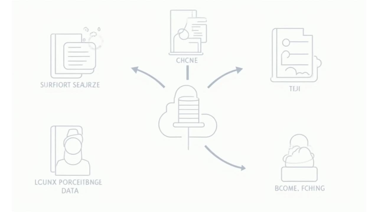 An infographic illustrating the secure flow of data from user input and device integration through Vitalife Canopy's privacy-protected system, emphasizing data retention and secure usage.