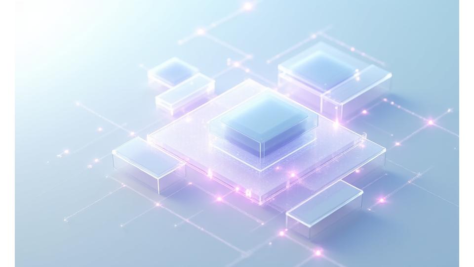 Abstract illustration representing legal agreement and digital security with intertwined lines and shield icons.