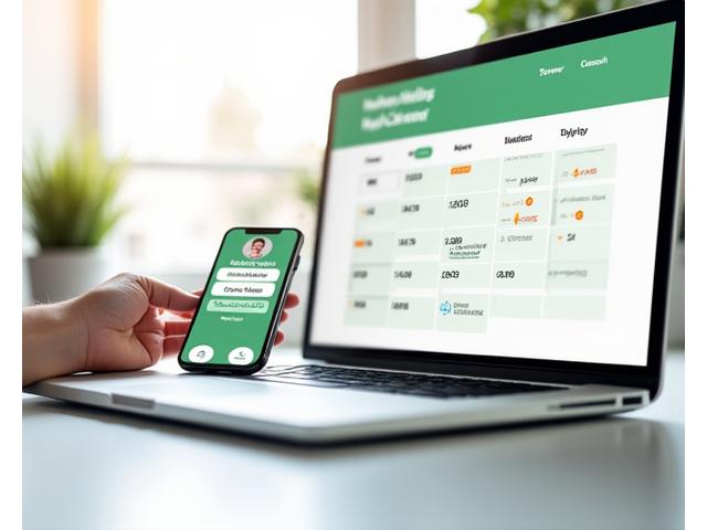 A user friendly online booking calendar displaying available time slots for virtual health coaching sessions, optimized for mobile devices and showing flexible options